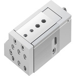 Festo Pneumatic Guided Cylinder - DGSL-25-10-EA, 32mm Bore, 10mm Stroke, DGSL Series, Double Acting