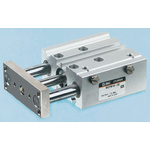 SMC Pneumatic Guided Cylinder - 32mm Bore, 100mm Stroke, MGP Series, Double Acting