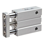 SMC Pneumatic Guided Cylinder - 6mm Bore, 10mm Stroke, MGJ Series, Double Acting