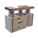 SMC Pneumatic Guided Cylinder - 25mm Bore, 50mm Stroke, MGQ Series, Double Acting