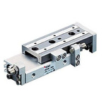 SMC Pneumatic Guided Cylinder - 8mm Bore, 20mm Stroke, MXQ Series, Double Acting