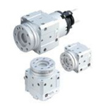 Rotary table, high precision type, vane style, magnetic, nominal size 1, 180 degree rotation angle