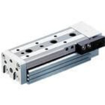 Precision slide table with integrated linear guide 8mm bore, 10mm stroke with dual end adjusters