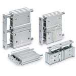 SMC Pneumatic Guided Cylinder - MGP Series, 20mm Bore, 25mm Stroke, MGP Series, Double Acting