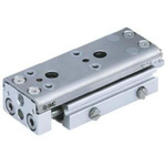 SMC Pneumatic Guided Cylinder - Series MXQ-Z, 8mm Bore, 10mm Stroke, MXQ Series, Double Acting