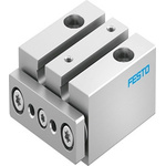 Festo Pneumatic Guided Cylinder - DFM-6-15, 6mm Bore, 15mm Stroke, DFM Series, Double Acting