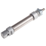 RS PRO Pneumatic Piston Rod Cylinder - 20mm Bore, 50mm Stroke, ISO 6432 Series, Single Acting