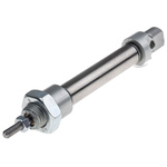 RS PRO Pneumatic Piston Rod Cylinder - 10mm Bore, 25mm Stroke, ISO 6432 Series, Single Acting