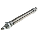 RS PRO Pneumatic Piston Rod Cylinder - 16mm Bore, 80mm Stroke, ISO 6432 Series, Double Acting