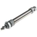 RS PRO Pneumatic Piston Rod Cylinder - 20mm Bore, 80mm Stroke, ISO 6432 Series, Double Acting