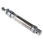 RS PRO Pneumatic Piston Rod Cylinder - 25mm Bore, 80mm Stroke, ISO 6432 Series, Double Acting