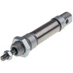RS PRO Pneumatic Piston Rod Cylinder - 16mm Bore, 10mm Stroke, ISO 6432 Series, Double Acting