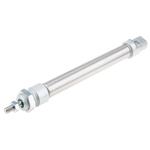RS PRO Pneumatic Piston Rod Cylinder - 20mm Bore, 125mm Stroke, ISO 6432 Series, Double Acting