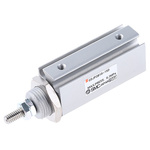 SMC Pneumatic Piston Rod Cylinder - 10mm Bore, 15mm Stroke, CJP2 Series, Double Acting