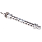 SMC Pneumatic Piston Rod Cylinder - 10mm Bore, 50mm Stroke, C85 Series, Double Acting