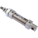 SMC Pneumatic Piston Rod Cylinder - 25mm Bore, 25mm Stroke, C85 Series, Double Acting