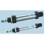 Parker Pneumatic Piston Rod Cylinder - 25mm Bore, 25mm Stroke, P1A Series, Double Acting