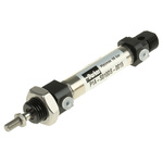 Parker Pneumatic Piston Rod Cylinder - 10mm Bore, 15mm Stroke, P1A Series, Double Acting