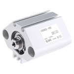 SMC Pneumatic Compact Cylinder - 20mm Bore, 10mm Stroke, CQ2 Series, Double Acting