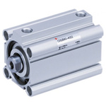 SMC Pneumatic Compact Cylinder - 63mm Bore, 50mm Stroke, CQ2 Series, Double Acting
