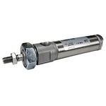 SMC Pneumatic Piston Rod Cylinder - 19.05mm Bore, 101.6mm Stroke, Single Acting