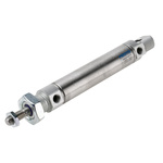 Festo Pneumatic Cylinder - 19222, 25mm Bore, 80mm Stroke, DSNU Series, Double Acting