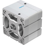 Festo Pneumatic Compact Cylinder - ADN-100-25, 100mm Bore, 25mm Stroke, ADN Series, Double Acting