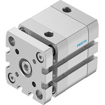 Festo Pneumatic Compact Cylinder - ADNGF-40-15, 40mm Bore, 15mm Stroke, ADNGF Series, Double Acting