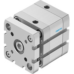Festo Pneumatic Compact Cylinder - ADNGF-50-15, 50mm Bore, 15mm Stroke, ADNGF Series, Double Acting