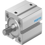 Festo Pneumatic Compact Cylinder - ADN-S-25, 25mm Bore, 20mm Stroke, ADN Series, Double Acting