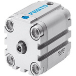 Festo Pneumatic Compact Cylinder - AEVU-100-15, 100mm Bore, 15mm Stroke, AEVU Series, Single Acting
