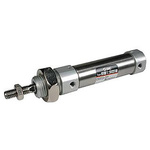 SMC Pneumatic Piston Rod Cylinder - 16mm Bore, 80mm Stroke, C85 Series, Double Acting