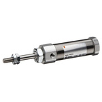SMC Pneumatic Piston Rod Cylinder - 15.88mm Bore, 127mm Stroke, NCJ2 Series, Double Acting