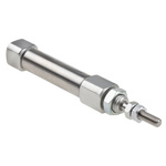 SMC Pneumatic Piston Rod Cylinder - 10mm Bore, 15mm Stroke, Double Acting