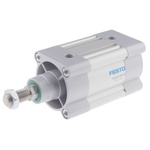 Festo Pneumatic Piston Rod Cylinder - 1383366, 80mm Bore, 25mm Stroke, DSBC Series, Double Acting
