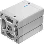 Festo Pneumatic Compact Cylinder - 536392, 100mm Bore, 80mm Stroke, ADN Series, Double Acting