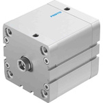 Festo Pneumatic Compact Cylinder - 572724, 80mm Bore, 50mm Stroke, ADN Series, Double Acting