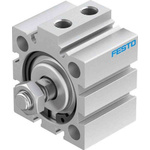 Festo Pneumatic Compact Cylinder - 188248, 40mm Bore, 10mm Stroke, ADVC Series, Double Acting
