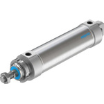 Festo Pneumatic Roundline Cylinder - 196056, 63mm Bore, 160mm Stroke, DSNU Series, Double Acting