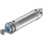 Festo Pneumatic Roundline Cylinder - 196004, 50mm Bore, 100mm Stroke, DSNU Series, Double Acting