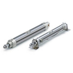 SMC Pneumatic Cylinder - 32mm Bore, 25mm Stroke, CM2 Series, Double Acting