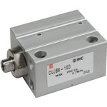 SMC Pneumatic Piston Rod Cylinder - 10mm Bore, 6mm Stroke, CUJ Series, Double Acting