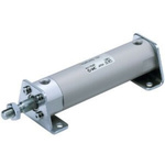 SMC Pneumatic Piston Rod Cylinder - 20mm Bore, 100mm Stroke, CG1-Z Series, Double Acting