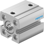 Festo Pneumatic Compact Cylinder - 8076412, 12mm Bore, 25mm Stroke, ADN-S Series, Double Acting