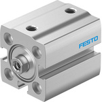 Festo Pneumatic Compact Cylinder - 8076399, 16mm Bore, 25mm Stroke, ADN-S Series, Double Acting