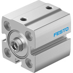 Festo Pneumatic Compact Cylinder - 8076340, 20mm Bore, 10mm Stroke, ADN-S Series, Double Acting