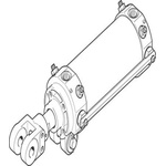Festo Pneumatic Piston Rod Cylinder - 549568, 63mm Bore, 50mm Stroke, DW Series, Double Acting