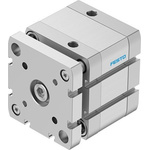 Festo Pneumatic Compact Cylinder - ADNGF-63-15, 63mm Bore, 15mm Stroke, ADNGF Series, Double Acting