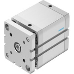 Festo Pneumatic Compact Cylinder - ADNGF-80-60, 80mm Bore, 60mm Stroke, ADNGF Series, Double Acting