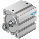 Festo Pneumatic Compact Cylinder - ADN-S-40, 40mm Bore, 50mm Stroke, ADN Series, Double Acting